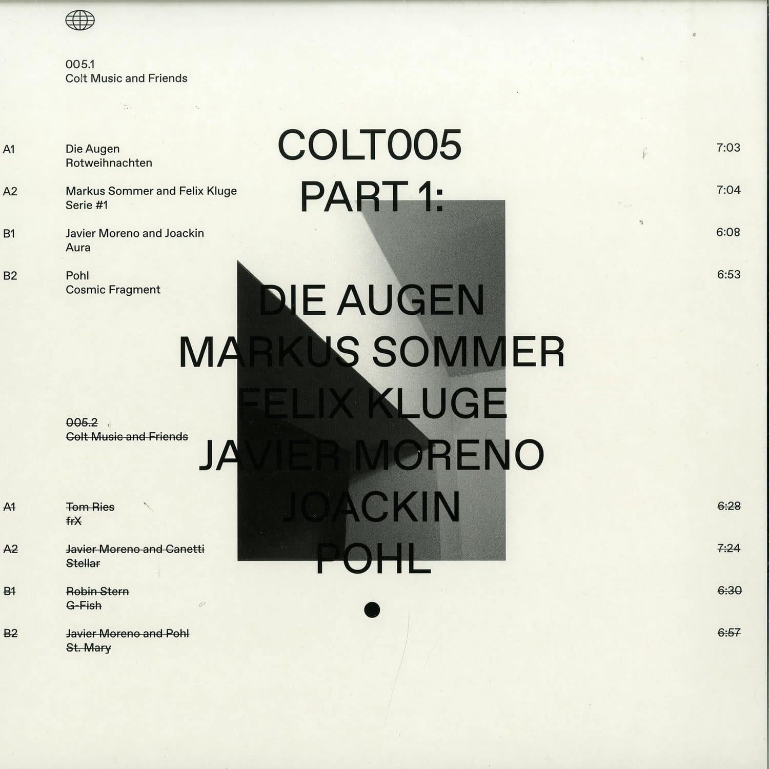 Various Artists - COLT MUSIC AND FRIENDS PART 1 