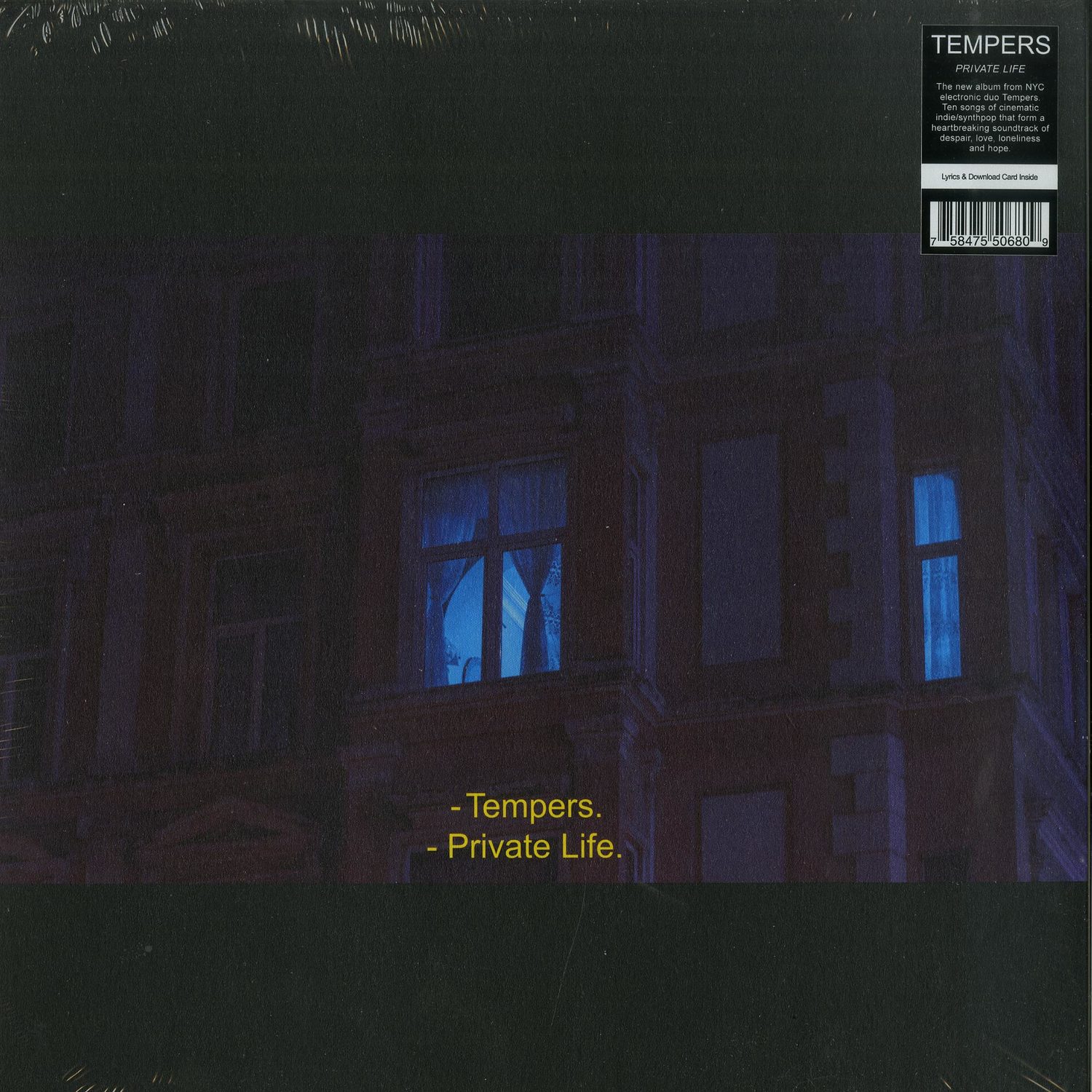 Tempers - PRIVATE LIFE 