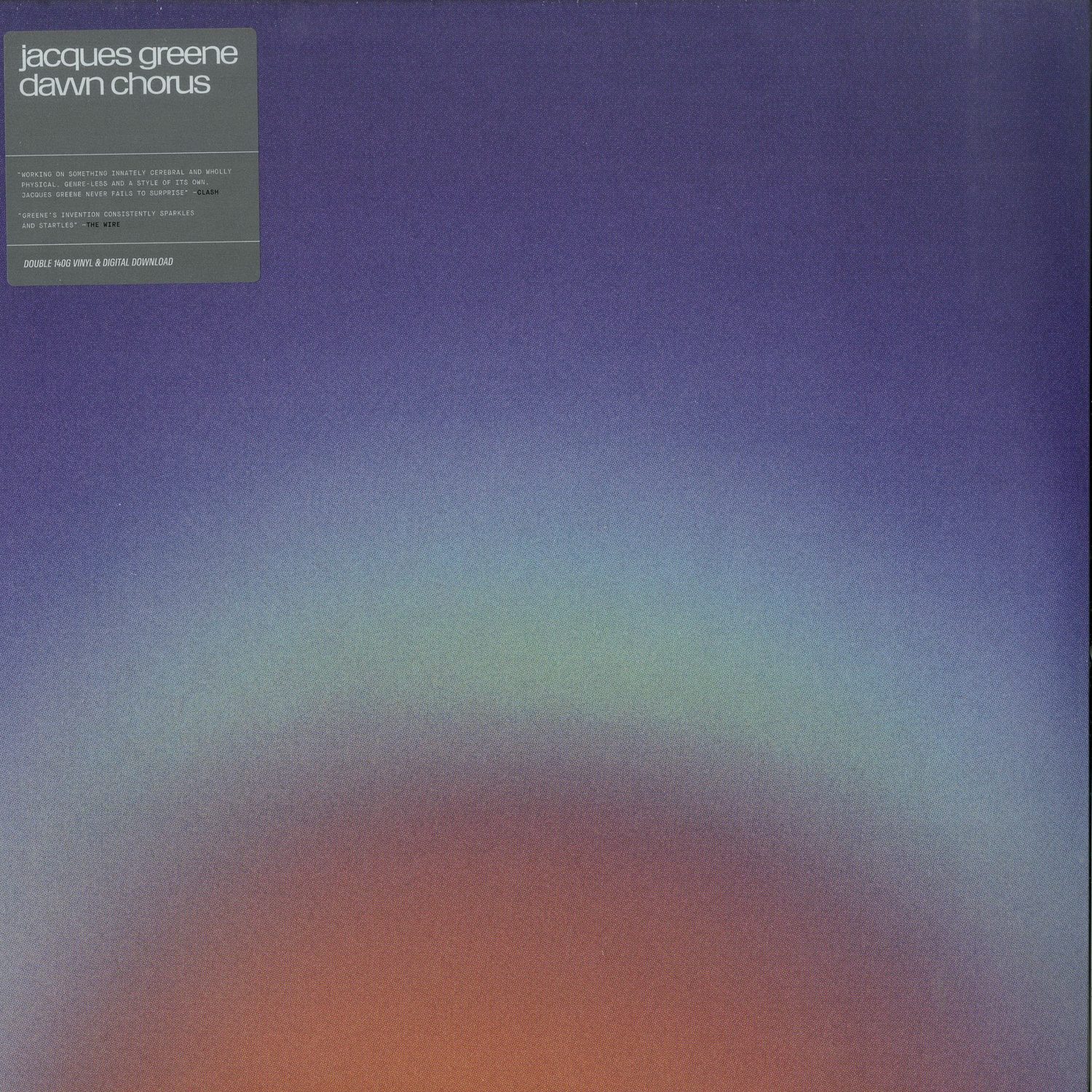 Jacques Greene - DAWN CHORUS 