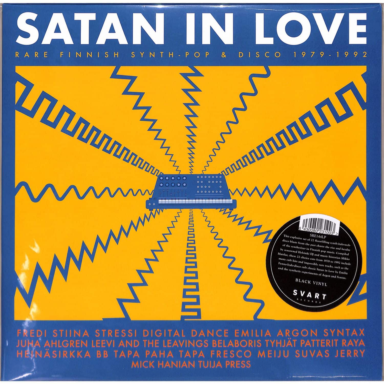 Various Artists - SATAN IN LOVE - RARE FINNISH SYNTH-POP & DISCO 1979-1992 