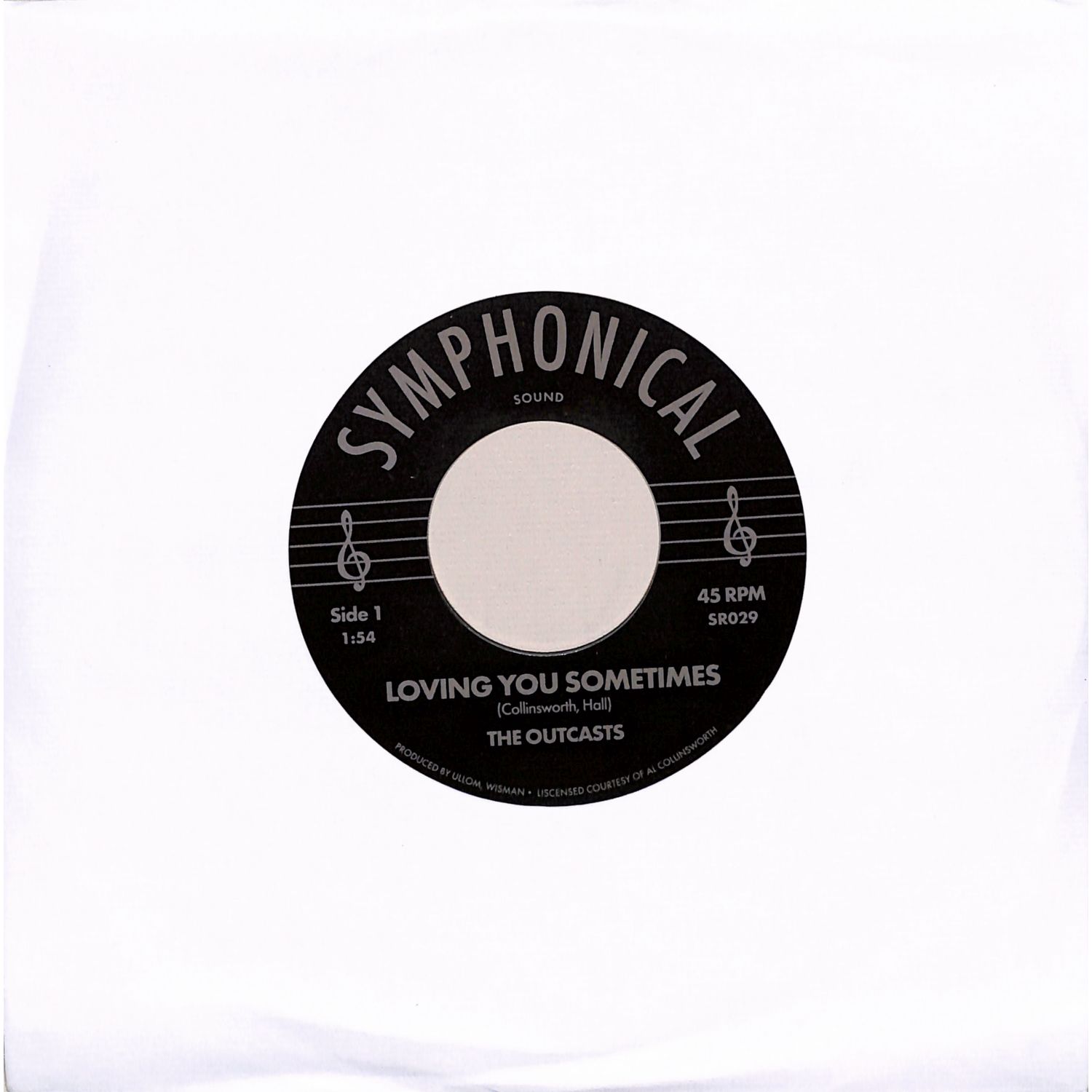 The Outcasts - LOVING YOU SOMETIMES / SHA-LA-LA 