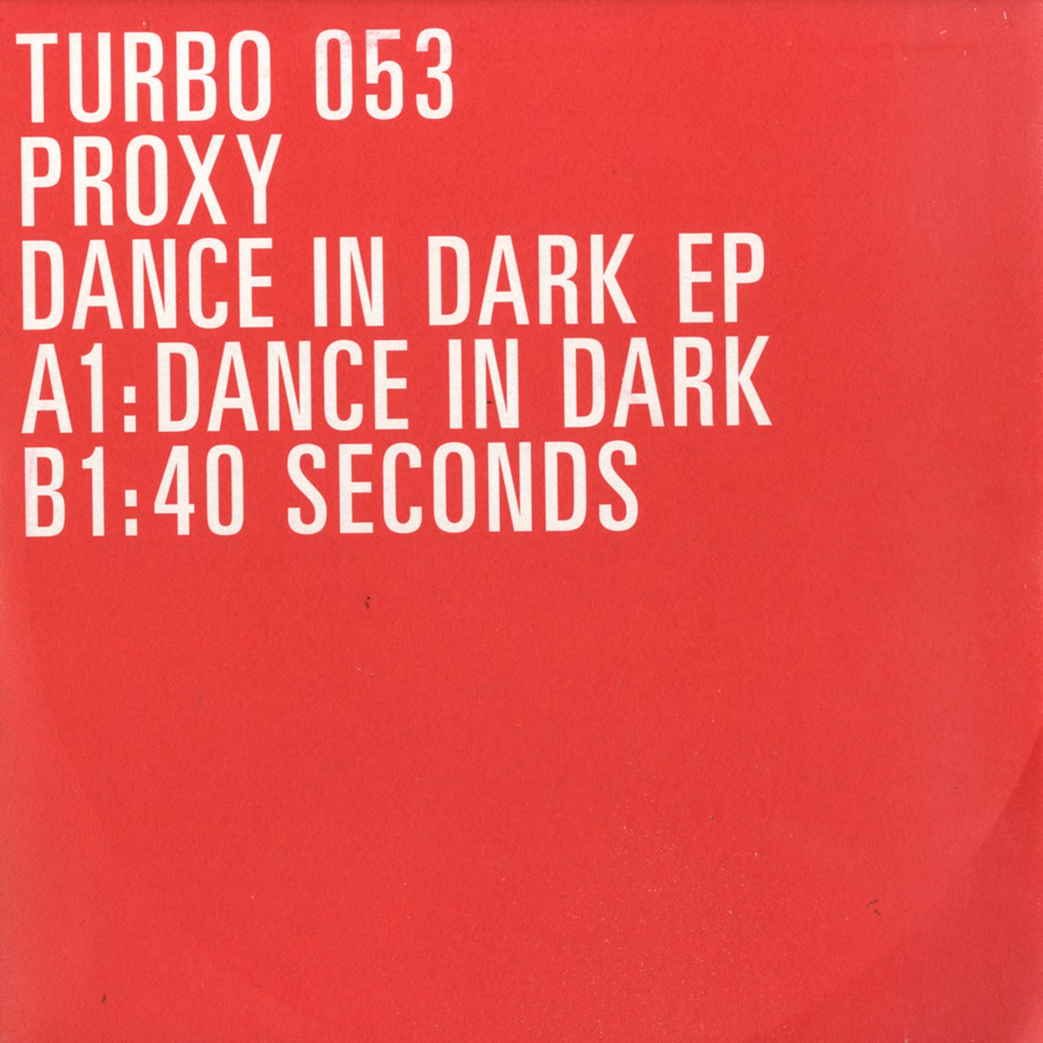Proxy - DANCE IN THE DARK EP