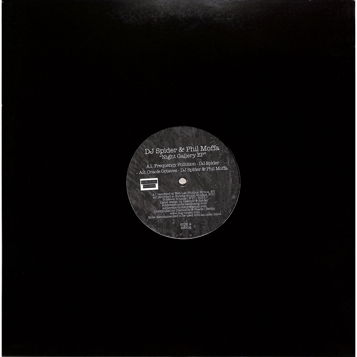 DJ Spider & Phil Moffa - NIGHT GALLERY EP