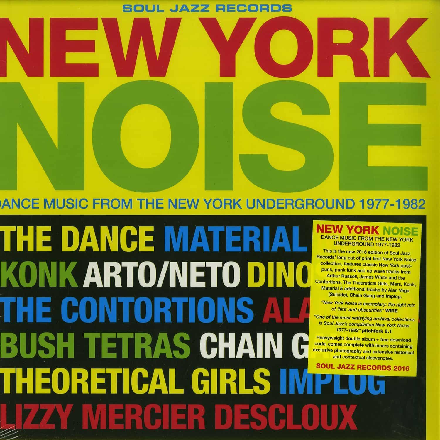 Various Artists - NEW YORK NOISE 1977-1982 