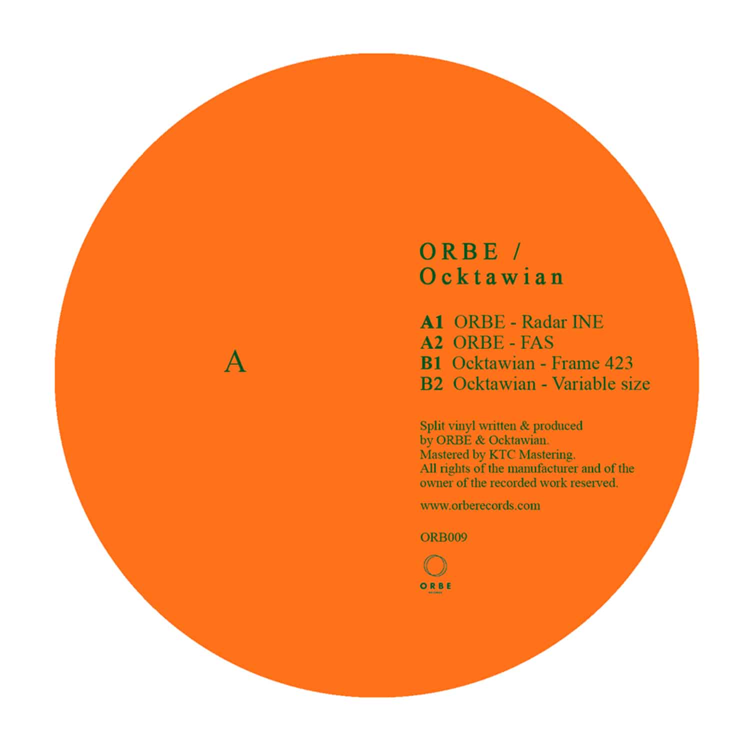 ORBE / Ocktawian - SPLIT SERIES - RADAR INE