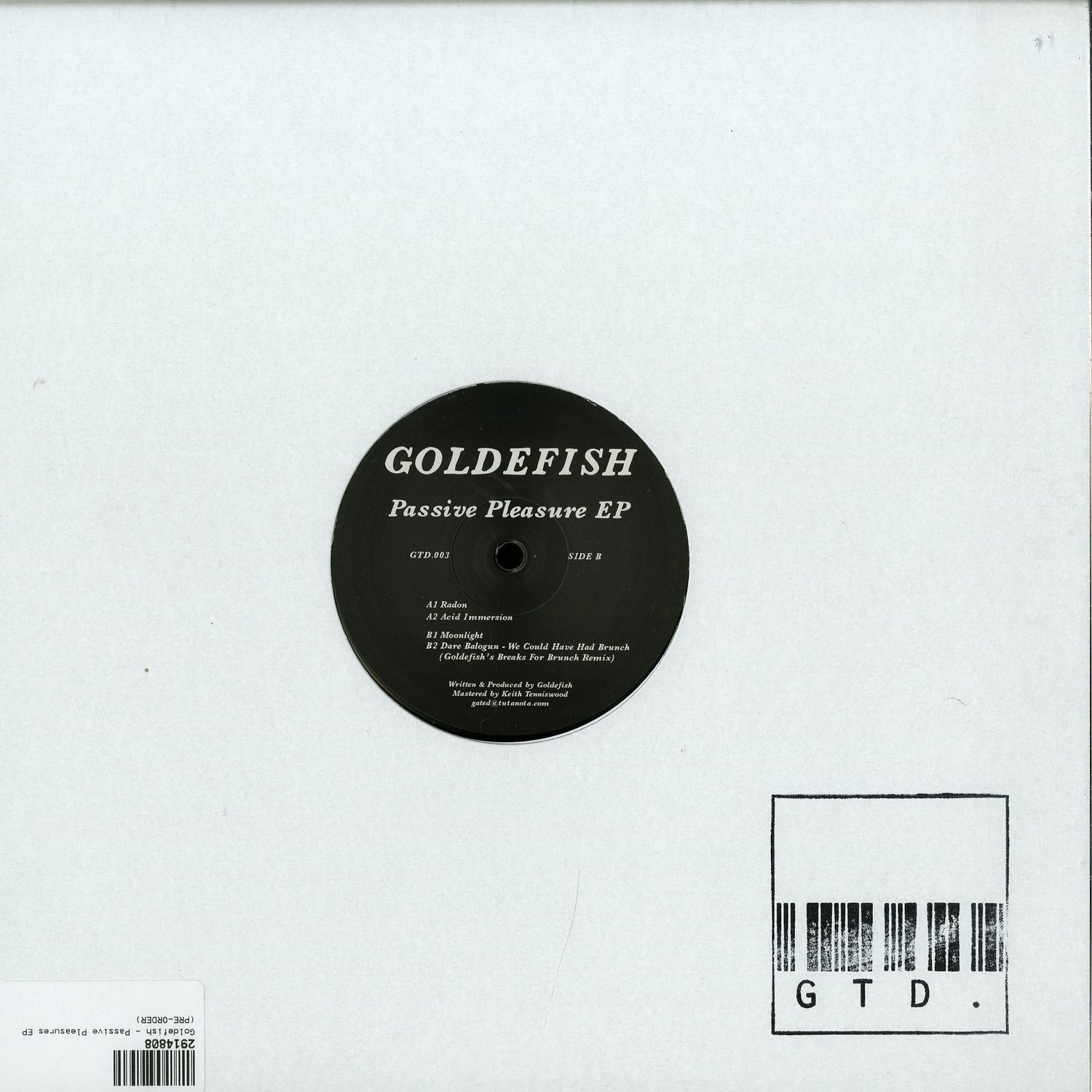 Goldefish - PASSIVE PLEASURES EP
