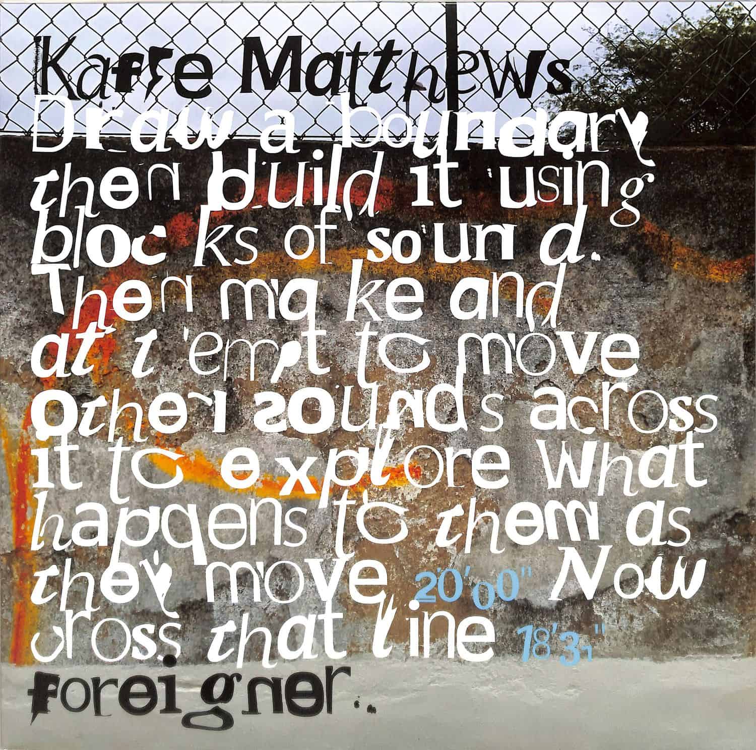 Kaffe Matthews - FOREIGNER 