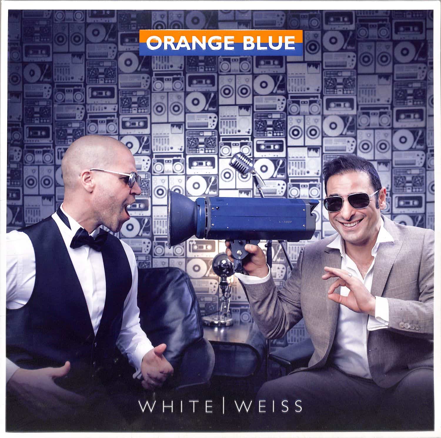 Orange Blue - WHITE / WEISS 