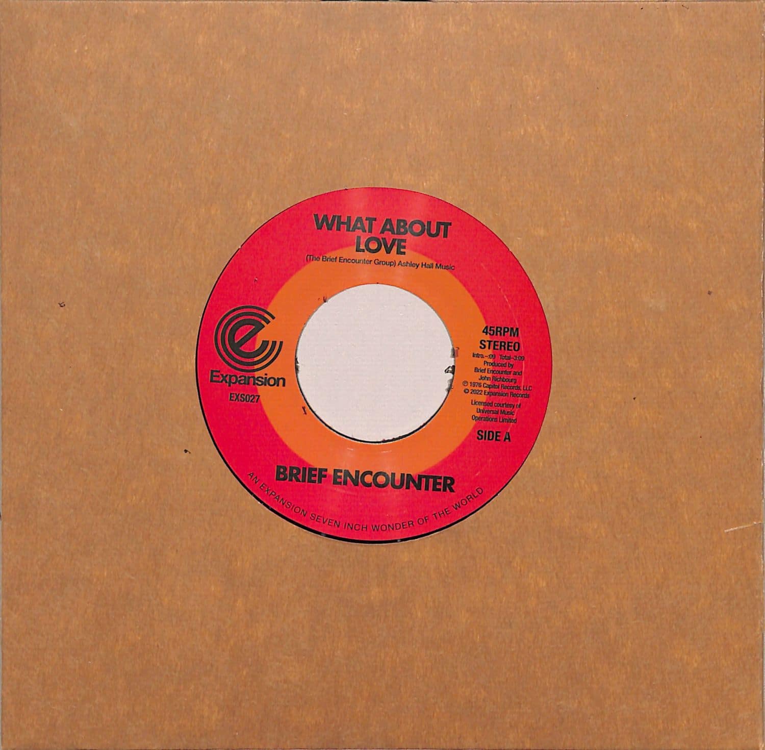Brief Encounter - WHAT ABOUT LOVE / GOT A GOOD FEELING 