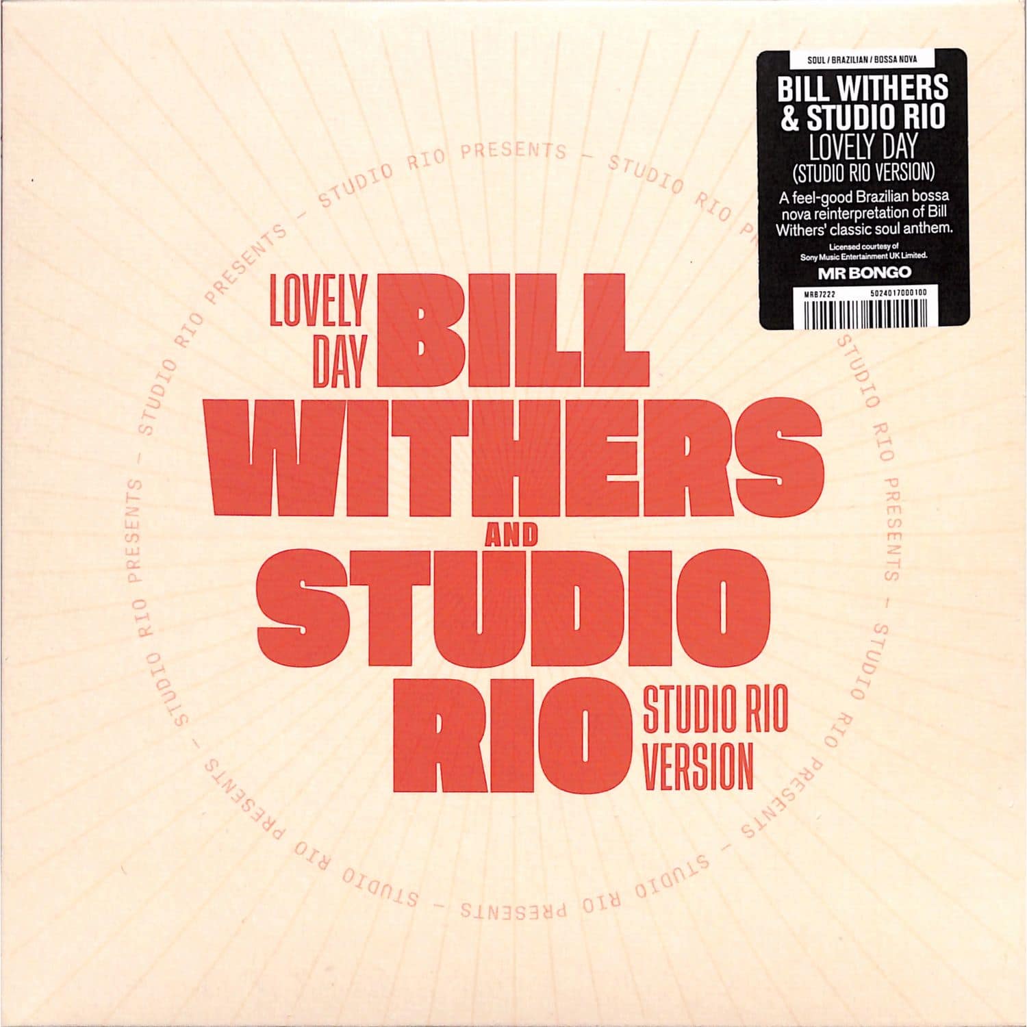 Bill Withers & Studio Rio - LOVELY DAY 