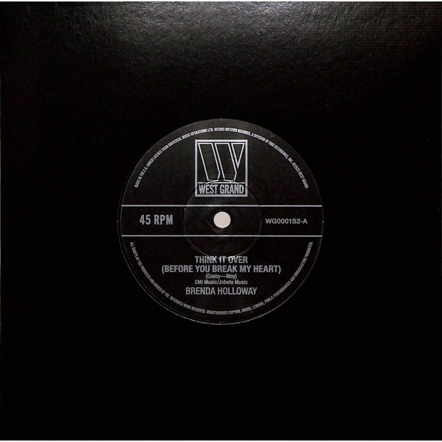 Brenda Holloway / Earl Van Dyke & The Soul Brothers - THINK IT OVER 