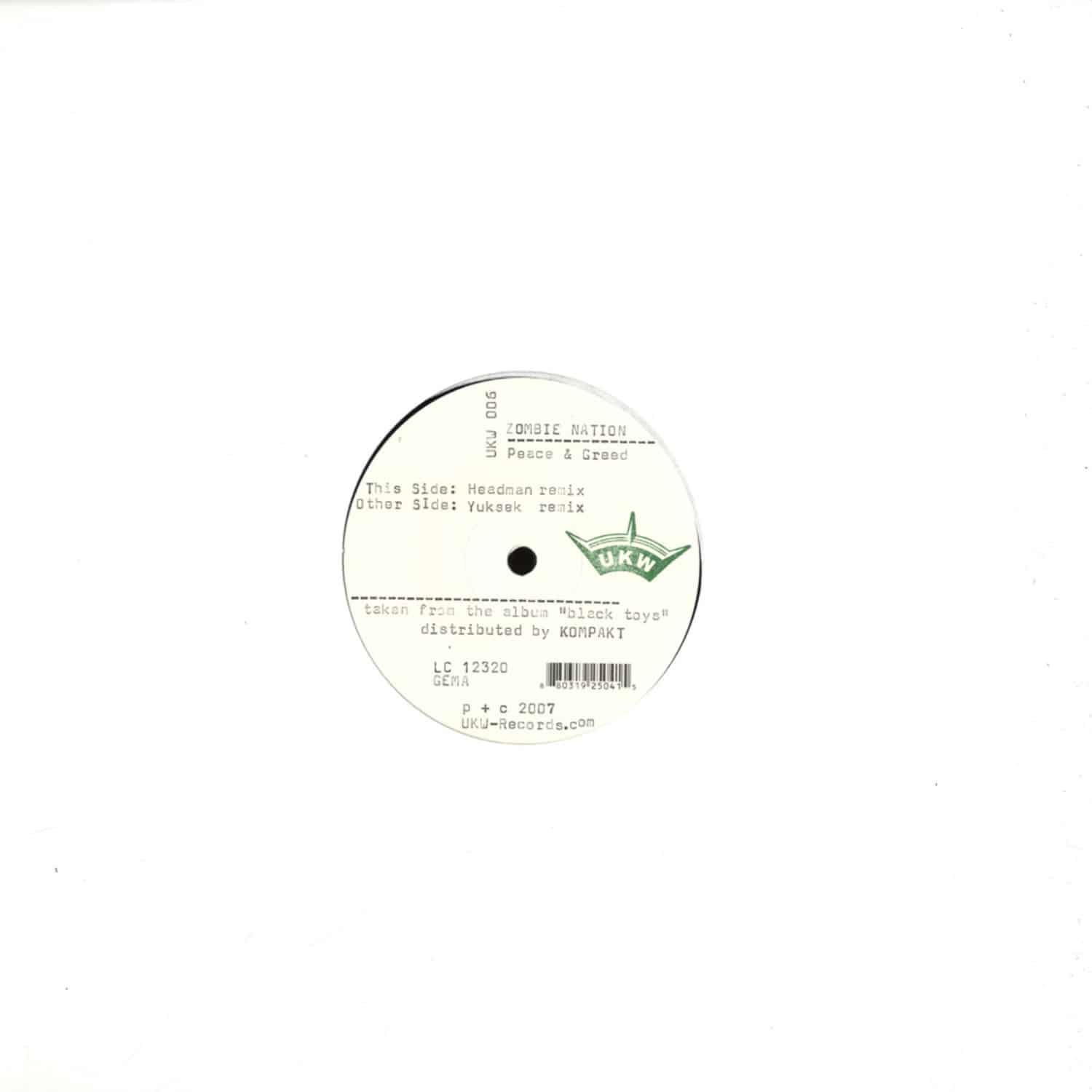 Zombie Nation - PEACE & GREED REMIXES