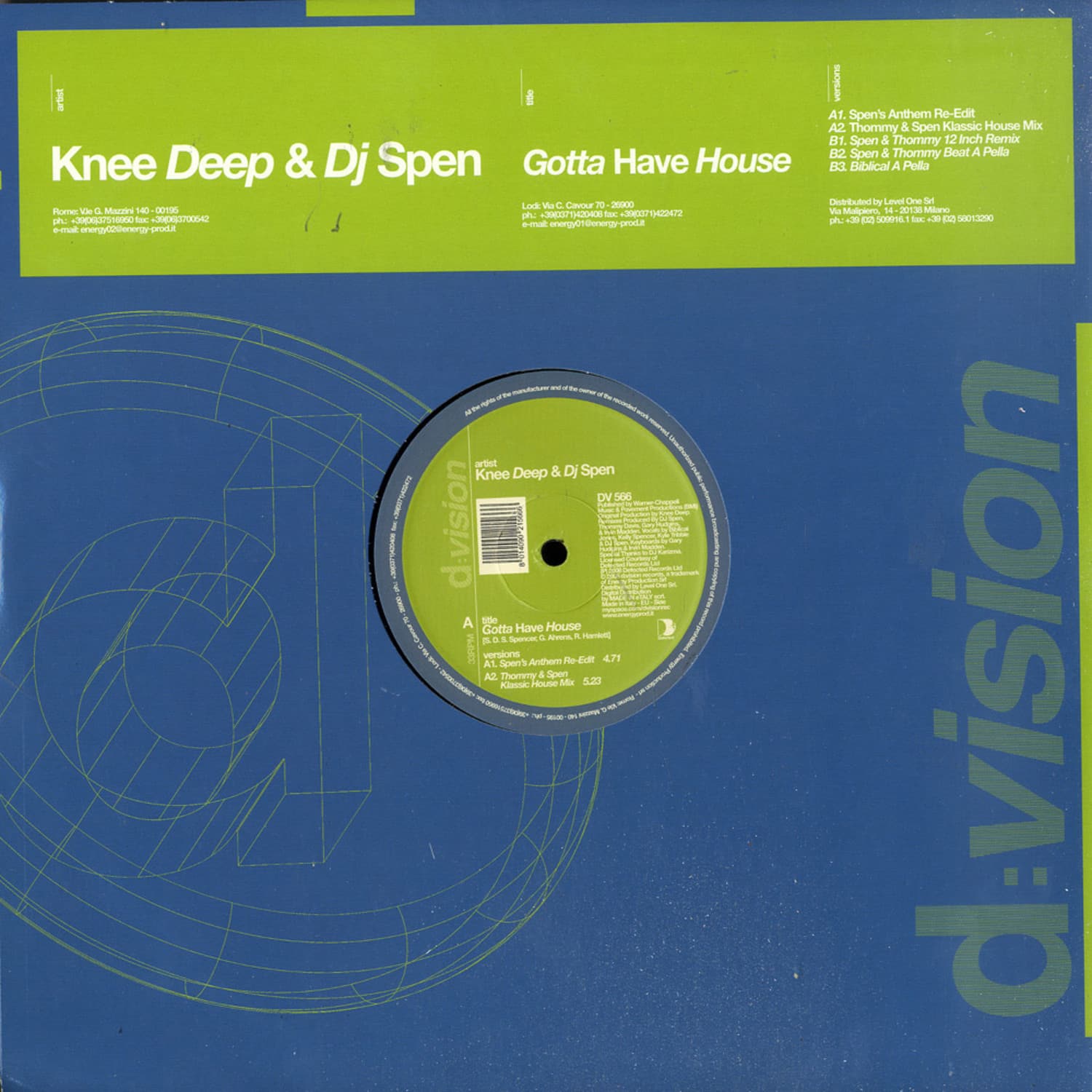 Knee Deep & DJ Spen - GOTTA HAVE HOUSE