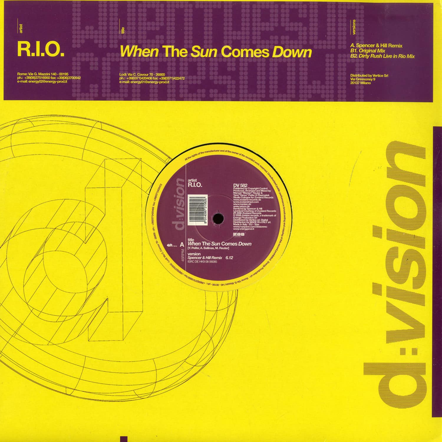 R.I.O. - WHEN THE SUN COMES DOWN