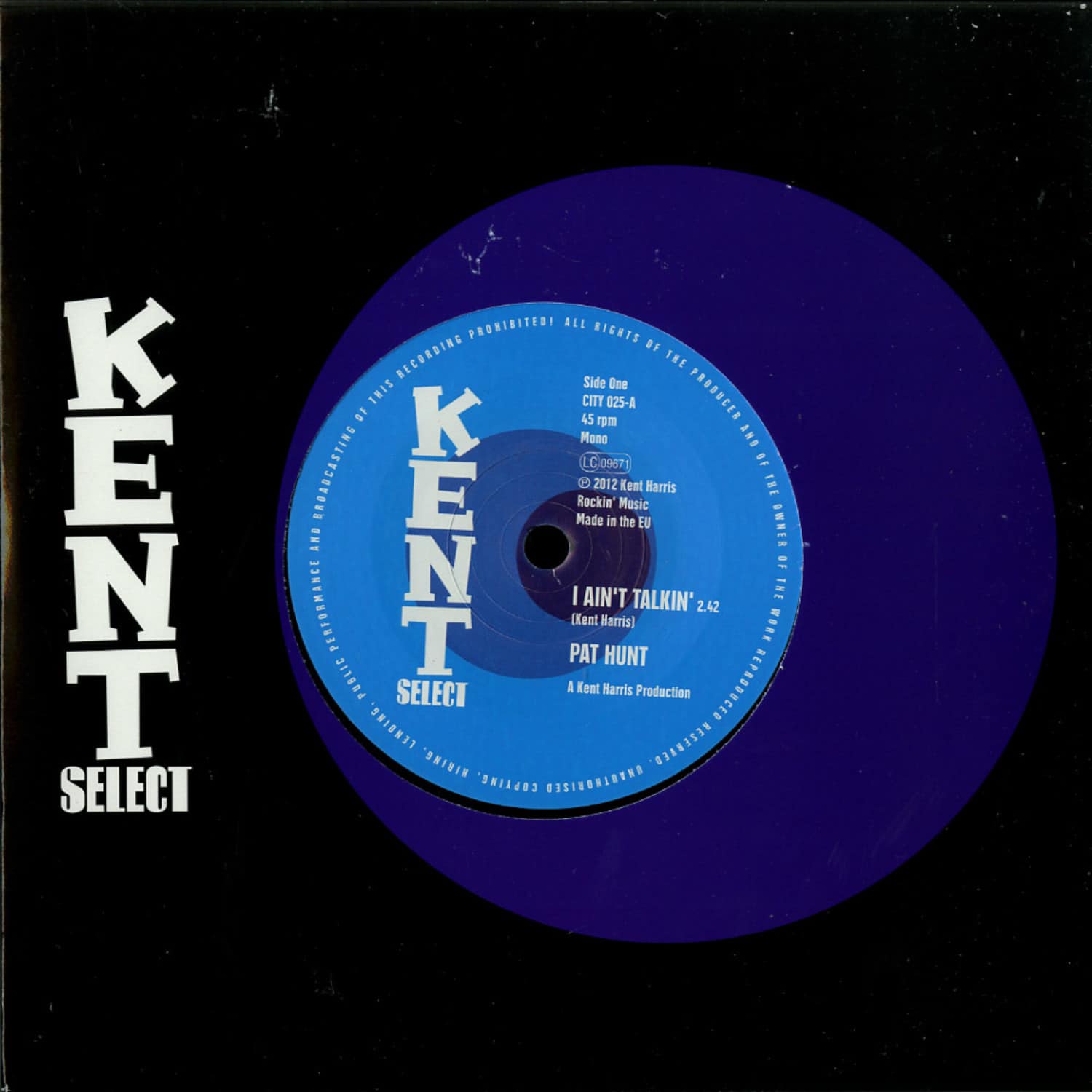 Pat Hunt / Mamie Perry - I AINT TALKIN / MY BABY WAITED OO LONG 