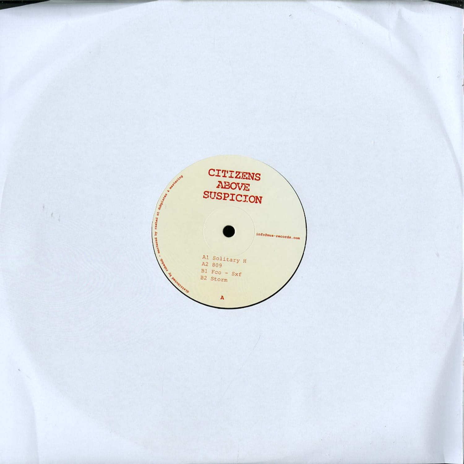 Citizens Above Suspicion - MUS07