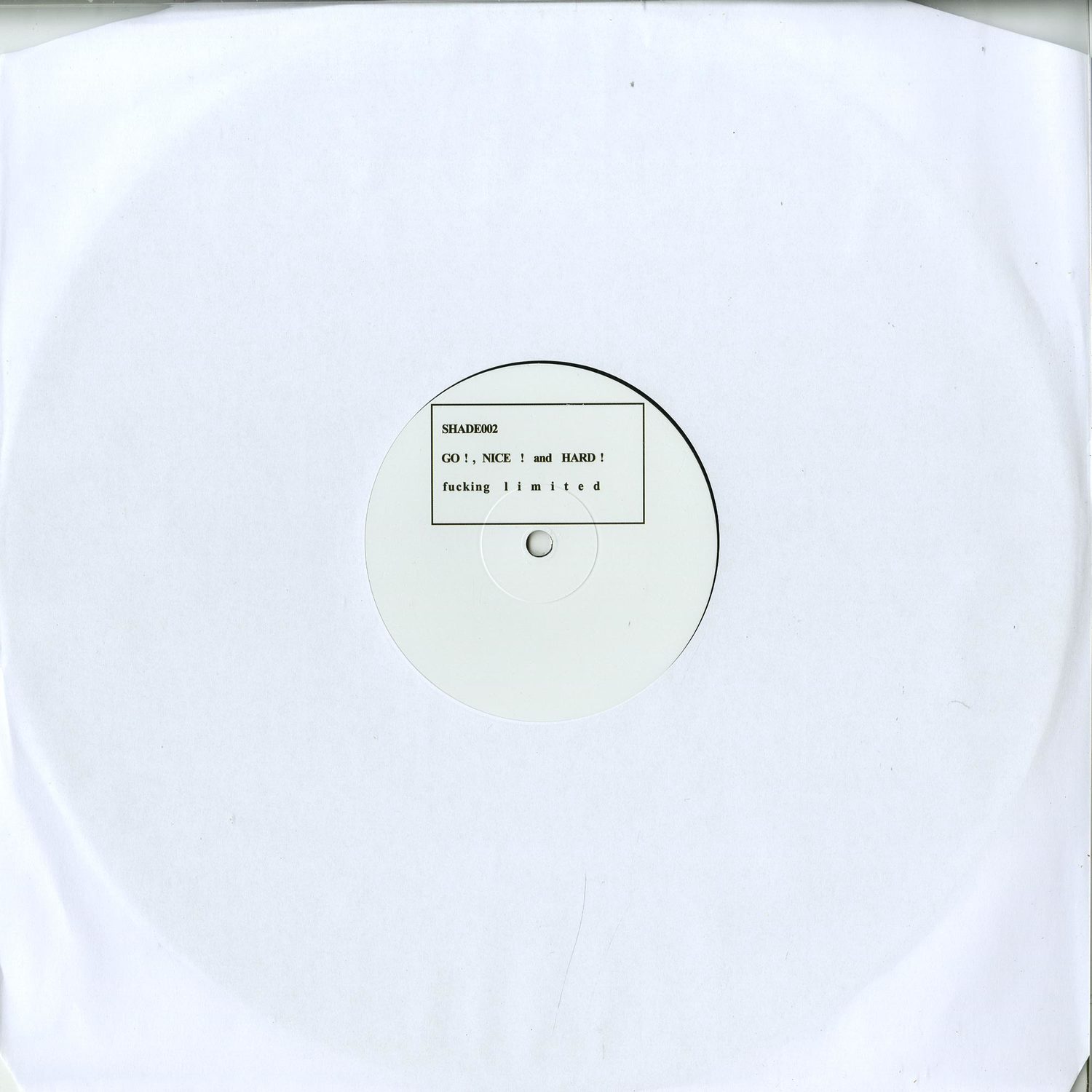 Unknown - GO NICE AND HARD