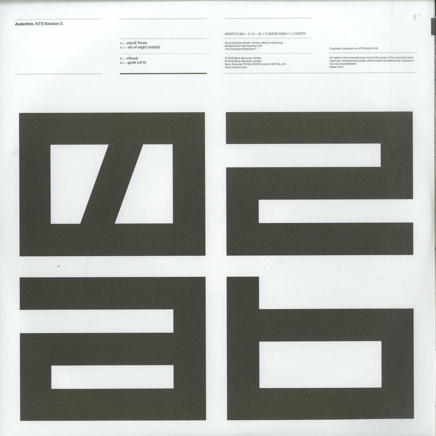 Autechre - NTS SESSIONS 2 