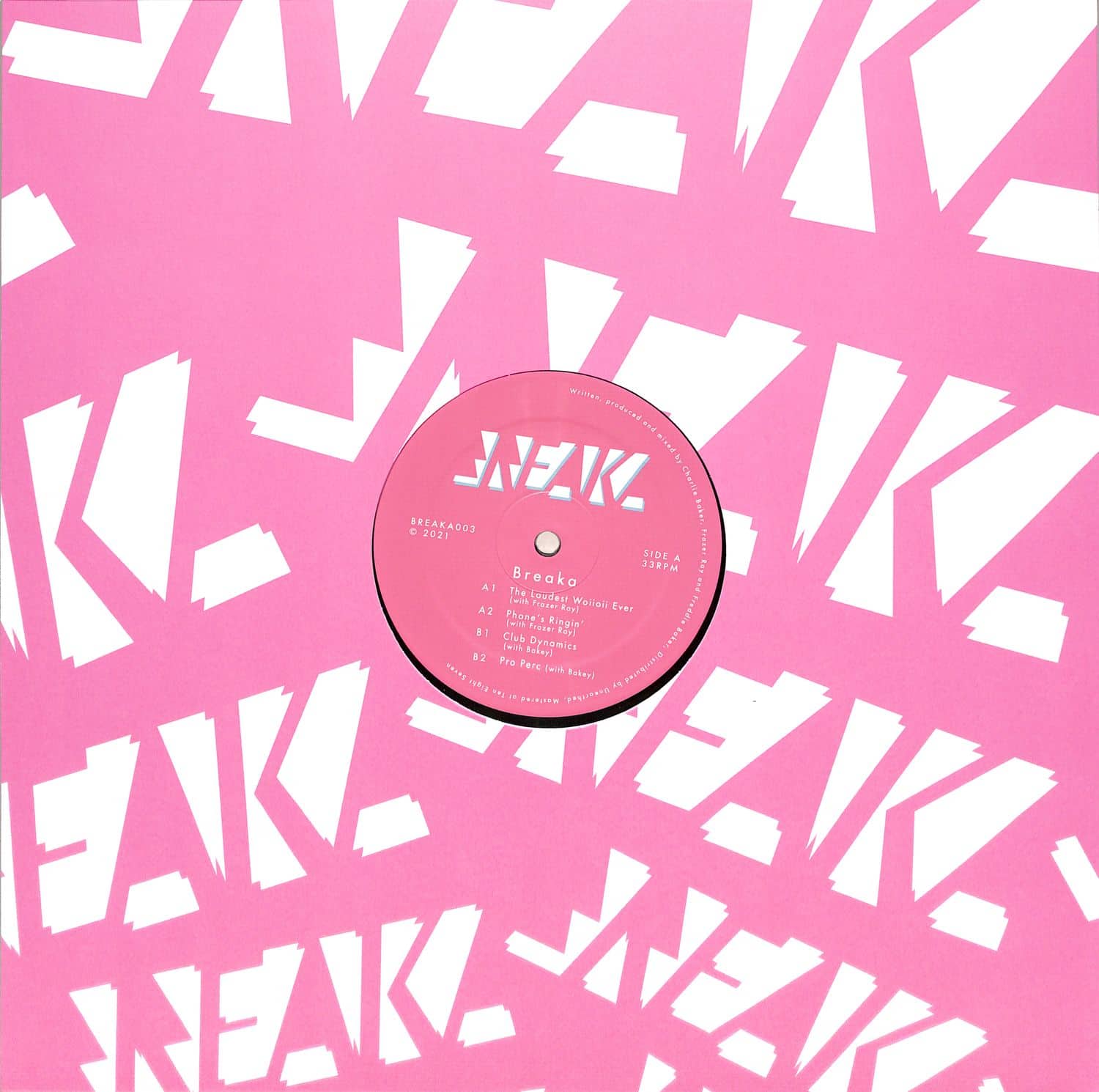Breaka, Frazer Ray & Bakey - BREAKA 003