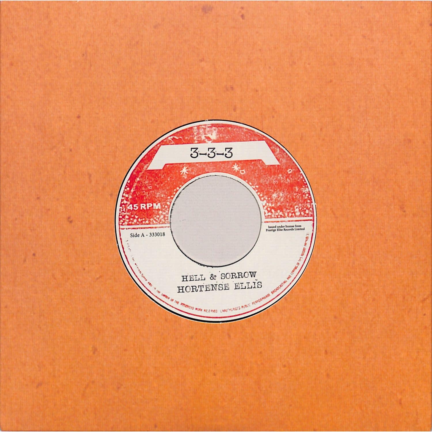 Hortense Ellis & Big Youth - HELL & SORROW / TRIBULATION 