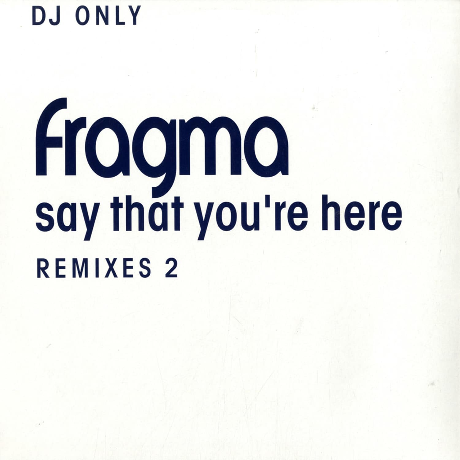 2nd Hand_Fragma - Say that youre here Rmx PART 2