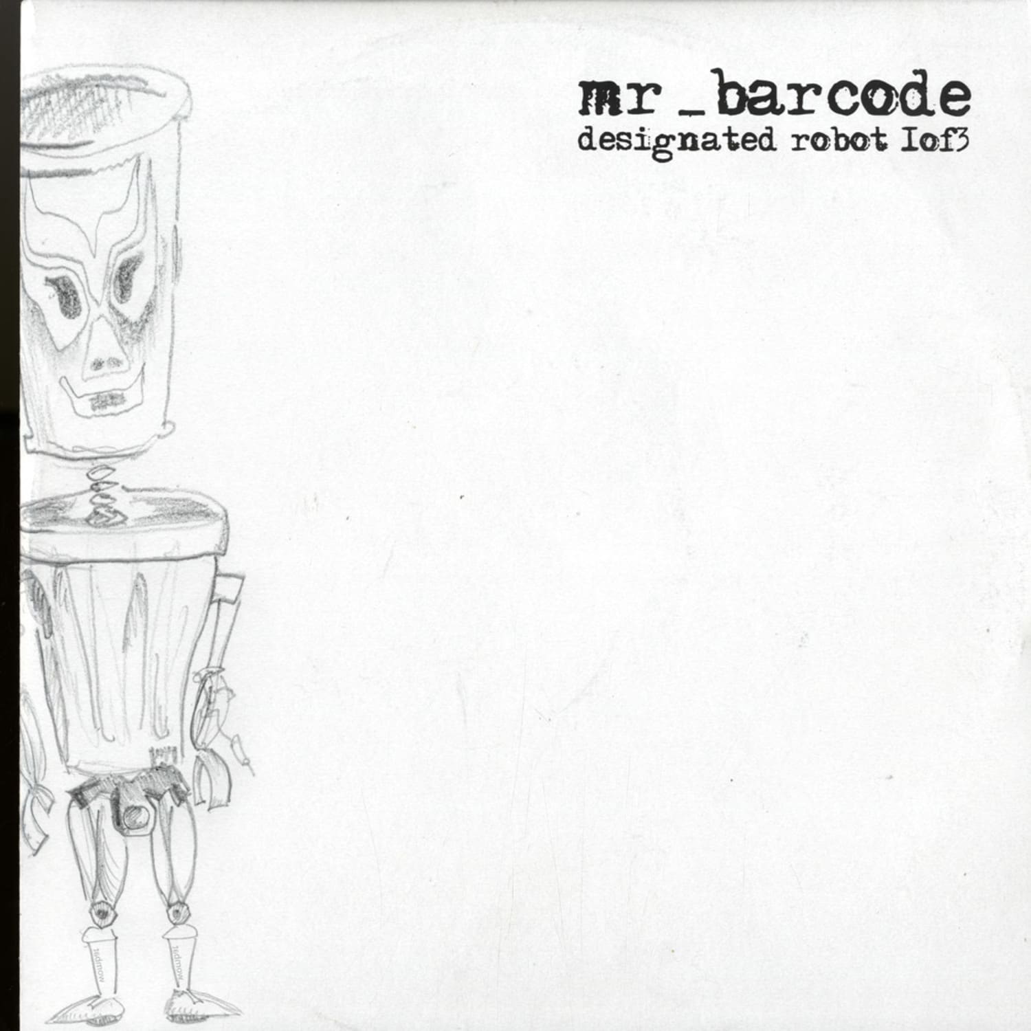 Mr Barcode - DESIGNATED ROBOT 1of 3