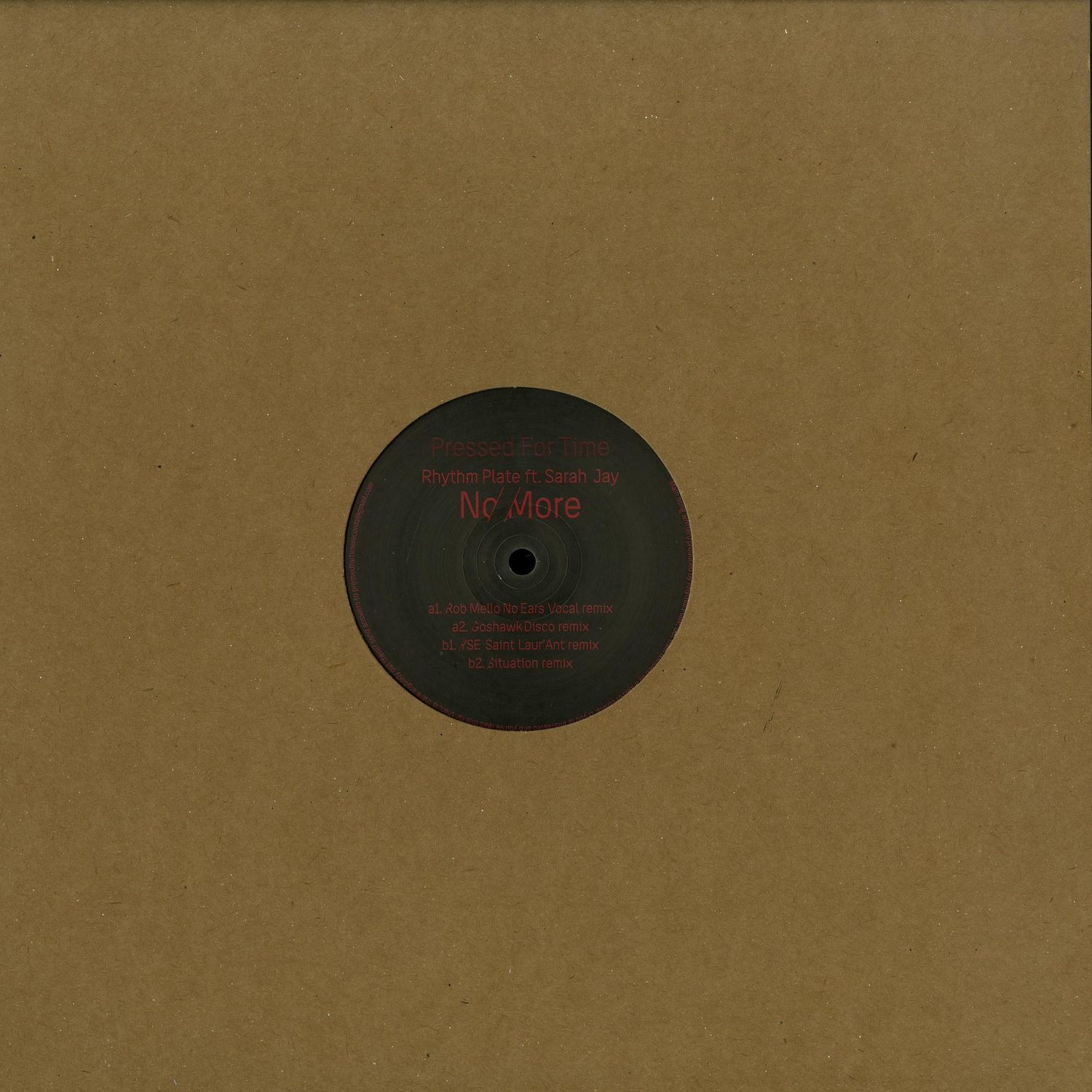 Rhythm Plate Feat. Sarah Jay - NO MORE PART 2