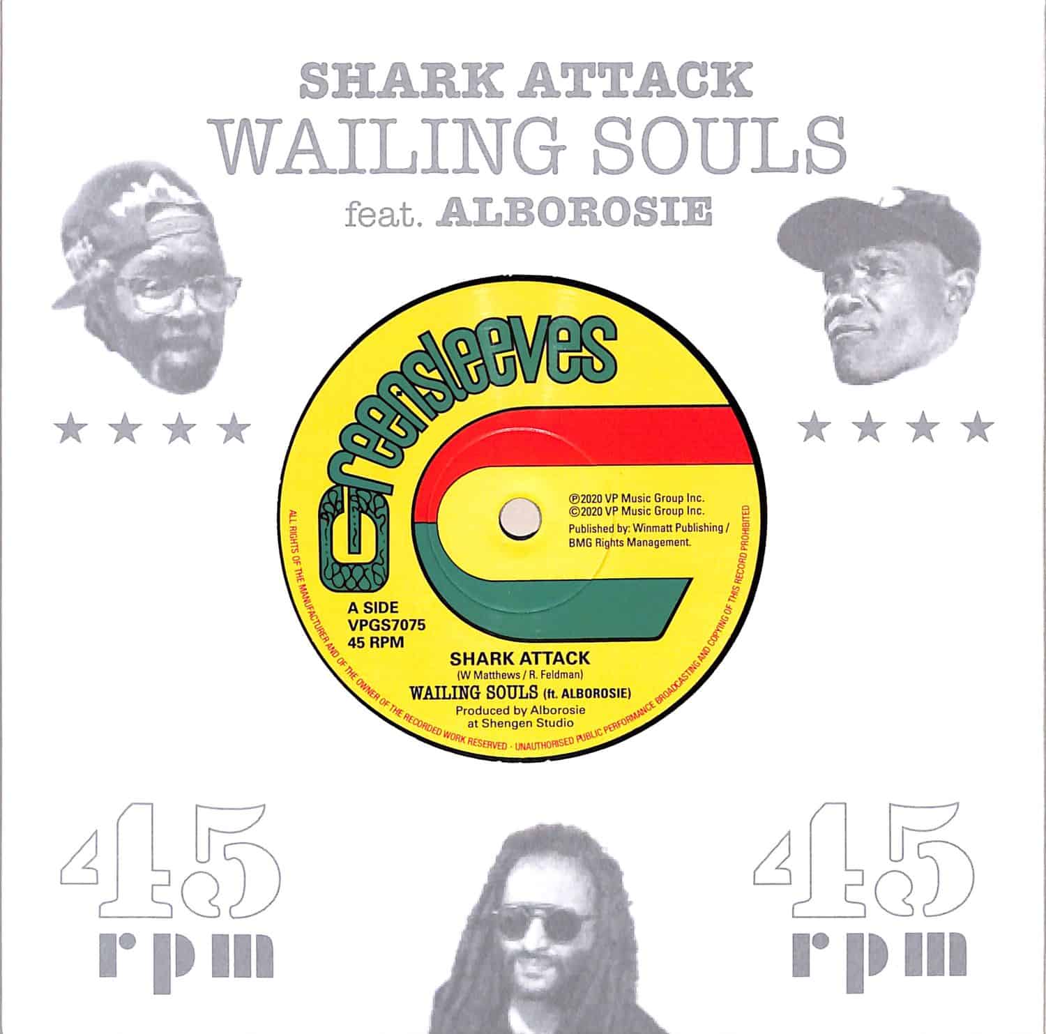 Wailing Souls / Alborosie - SHARK ATTACK / SHARK ATTACK DUB 