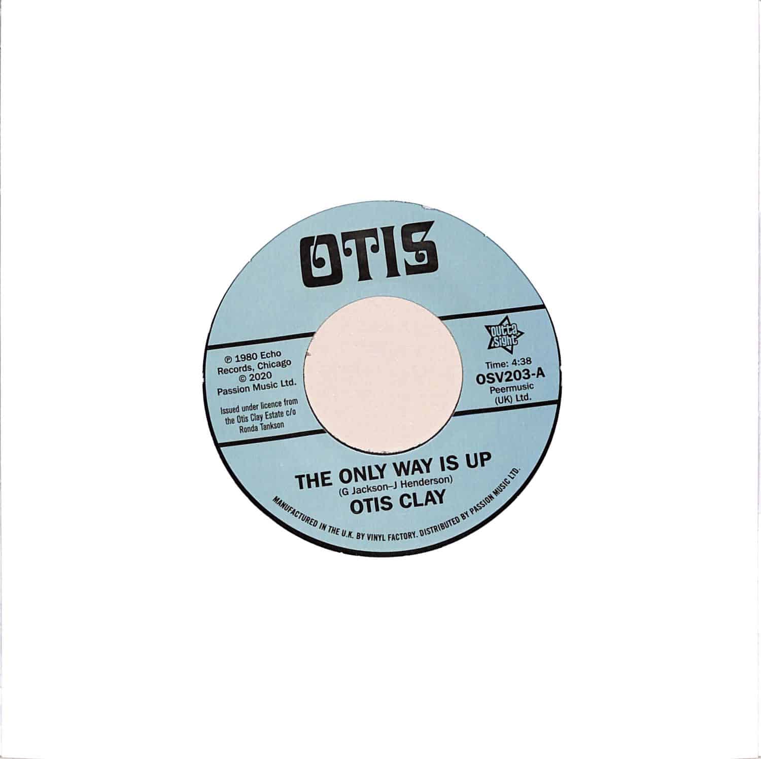 Otis Clay - THE ONLY WAY IS UP / MESSING WITH MY MIND 