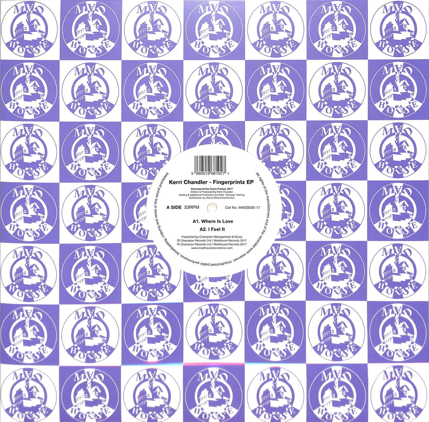 Kerri Chandler - FINGERPRINTZ EP 