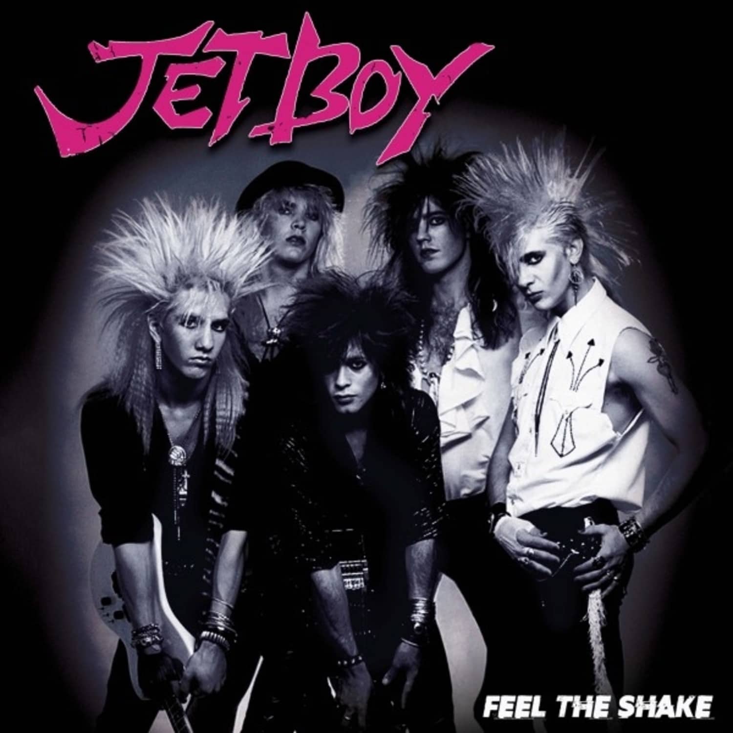 Jetboy - FEEL THE SHAKE PINK / BLACK SPLATTER 