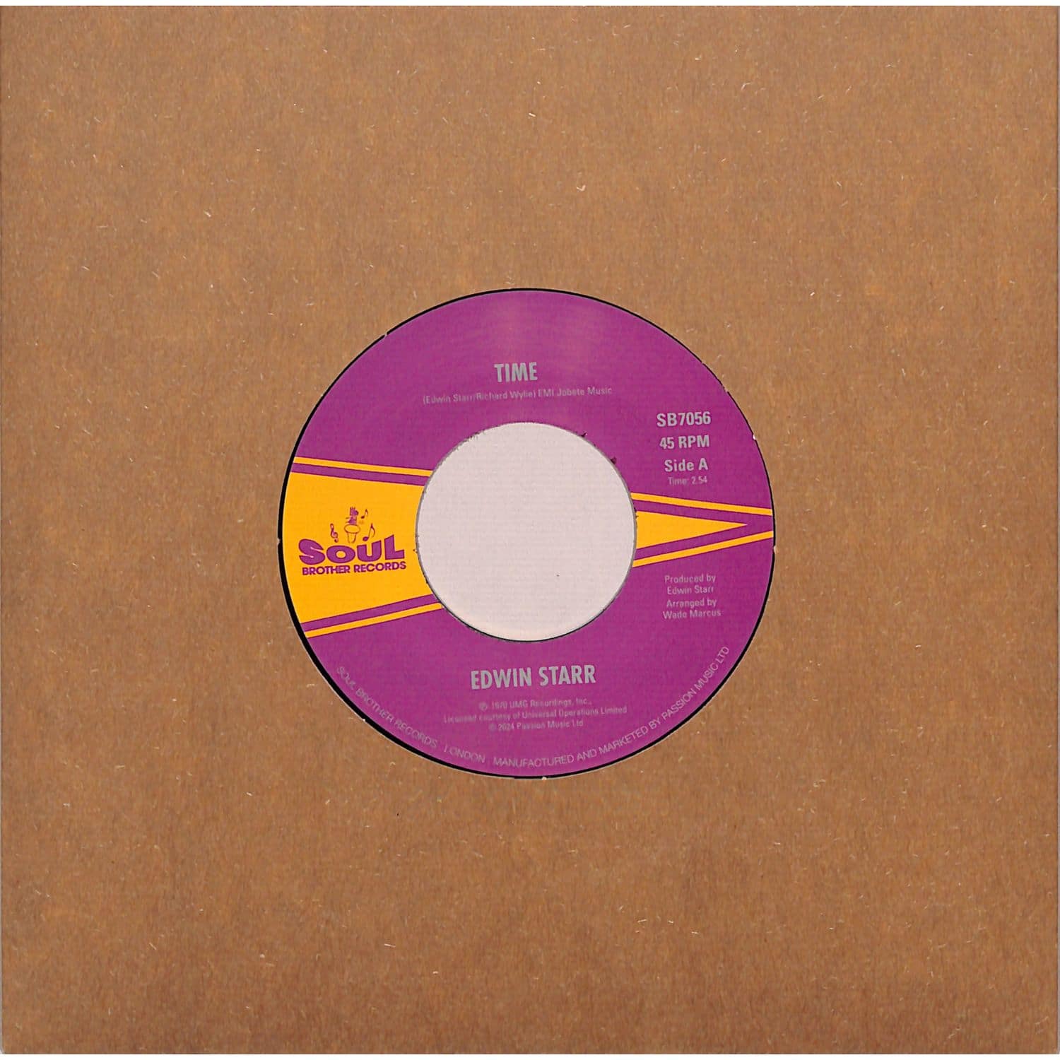 Edwin Starr - TIME / RUNNING BACK AND FORTH 