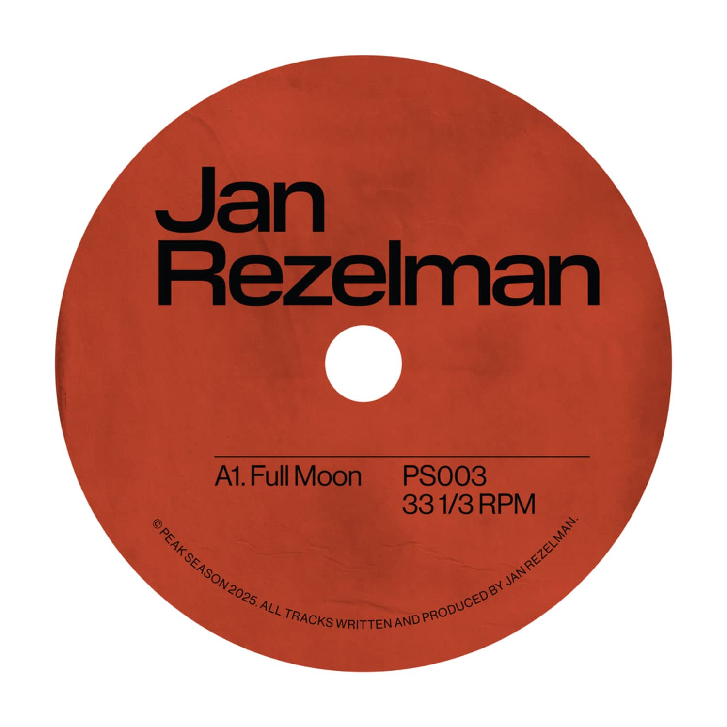 Jan Rezelman - THE FULL MOON EP