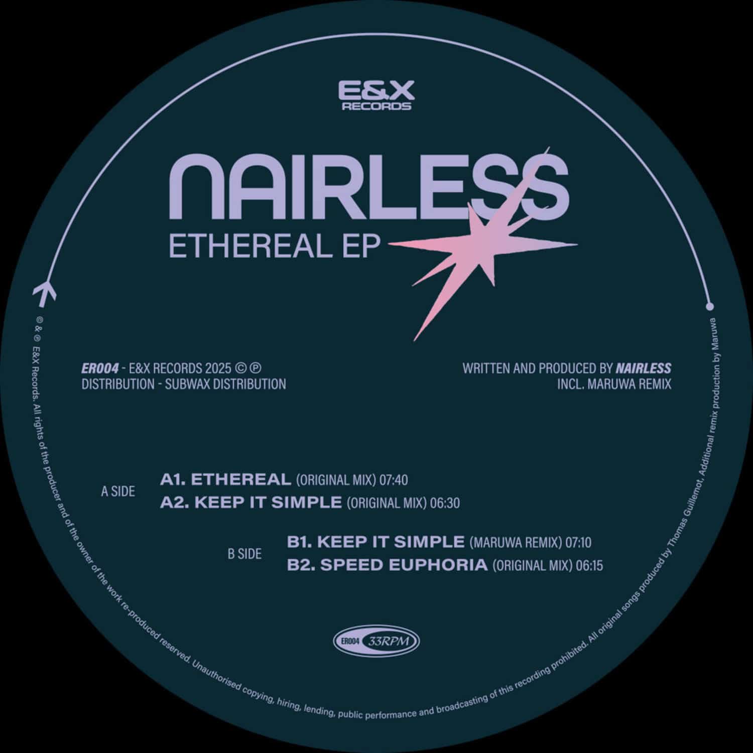 Nairless - ETHEREAL EP 