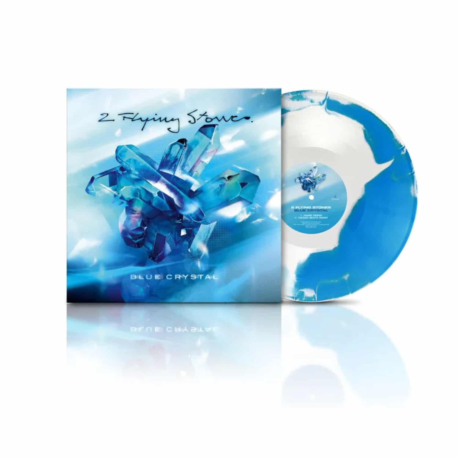 2 Flying Stones - BLUE CRYSTAL 