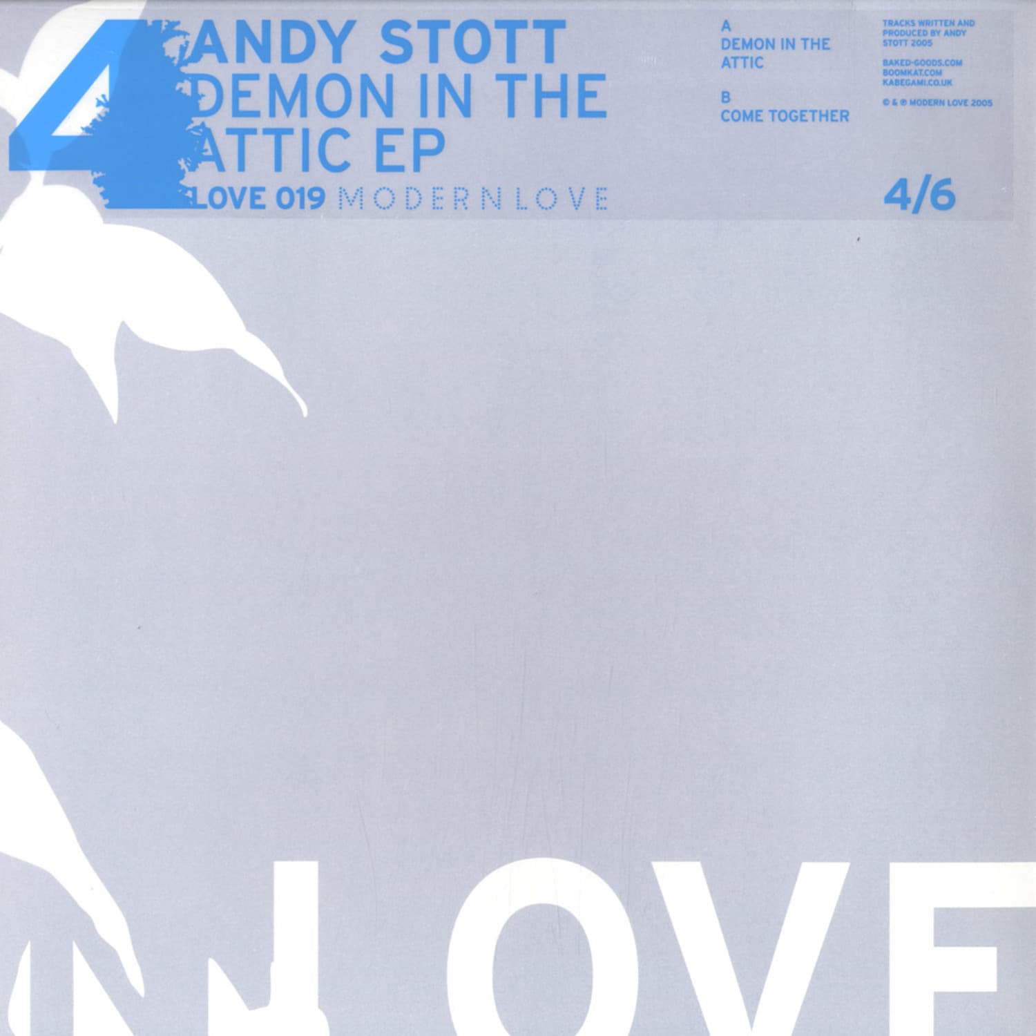 Andy Stott - DEMON IN THE ATTIC