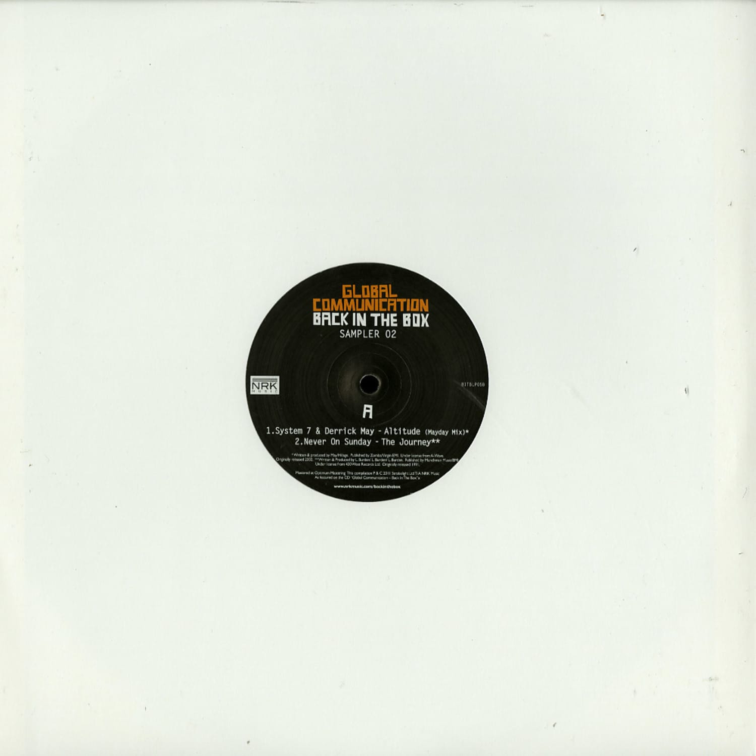 Global Communication - BACK IN THE BOX - SAMPLER 02