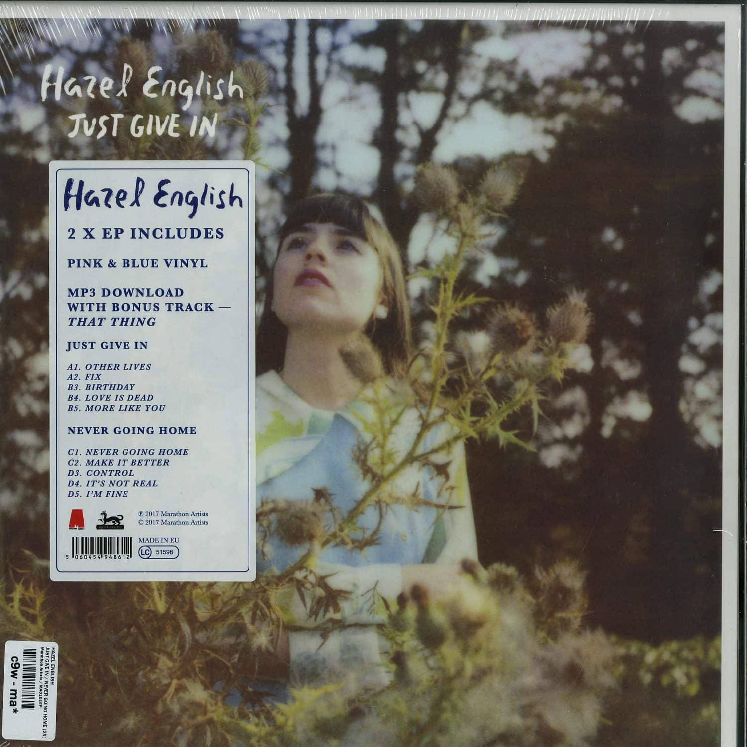 Hazel English - JUST GIVE IN / NEVER GOING HOME 