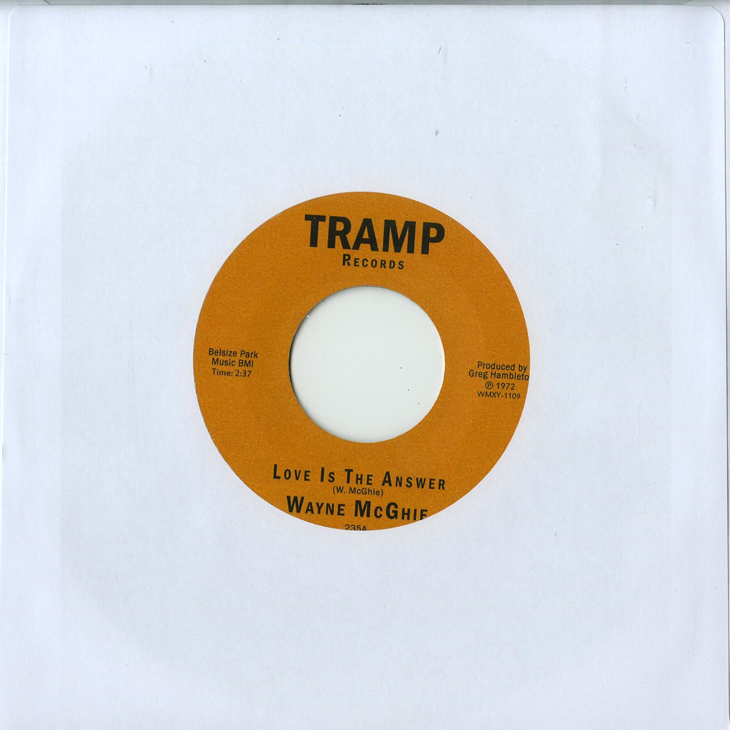 Wayne Mcghie - LOVE IS THE ANSWER / THE LOVE YOU SAVE 