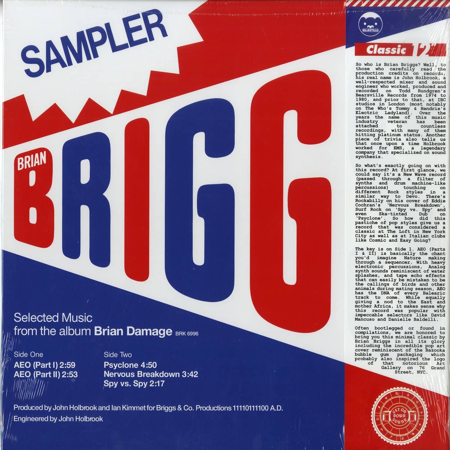 Brian Briggs - SELECTED MUSIC FROM THE ALBUM BRIAN DAMAGE