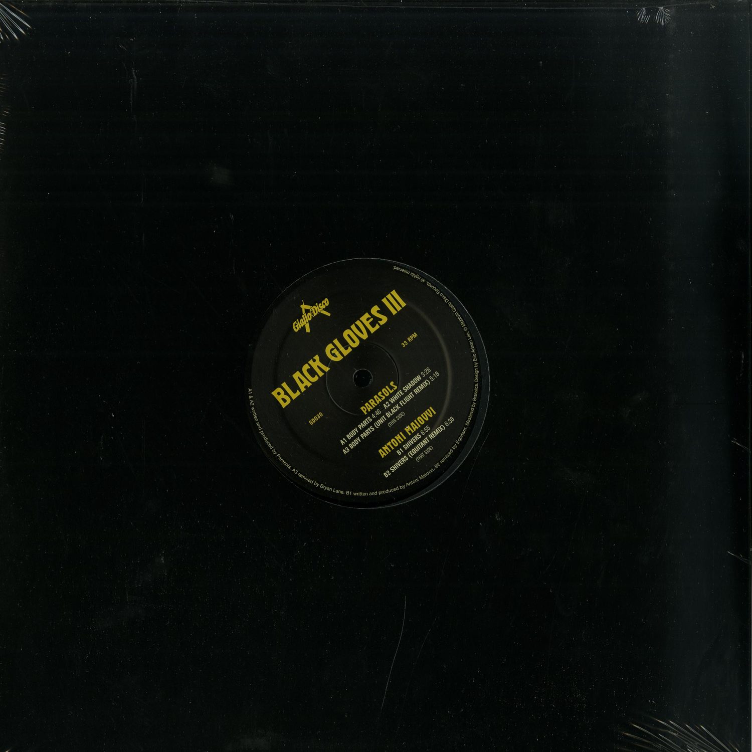 Parasols / Antoni Maiovvi - BLACK GLOVES III EP