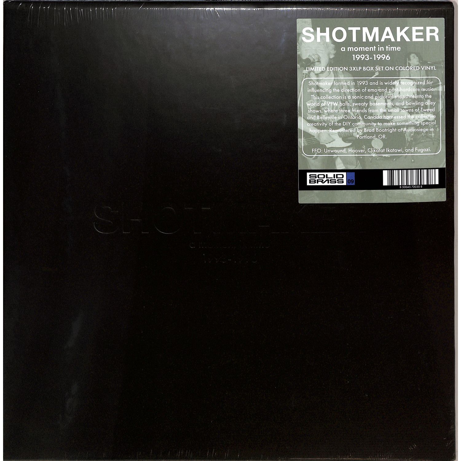 Shotmaker - A MOMENT IN TIME: 1993-1996 