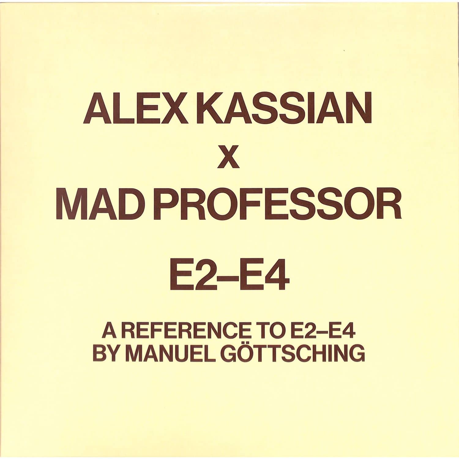 Alex Kassian - A REFERENCE TO E2-E4 BY MANUEL GOTTSCHING 