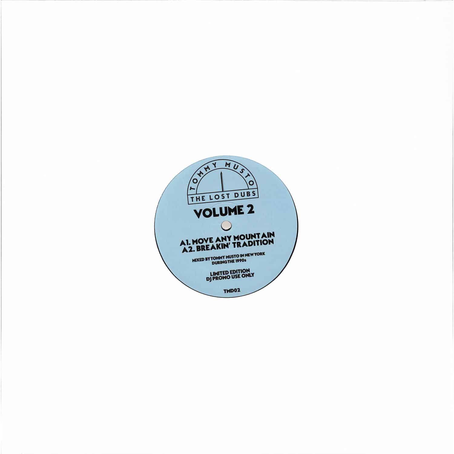 Tommy Musto - THE LOST DUBS - VOL. 2
