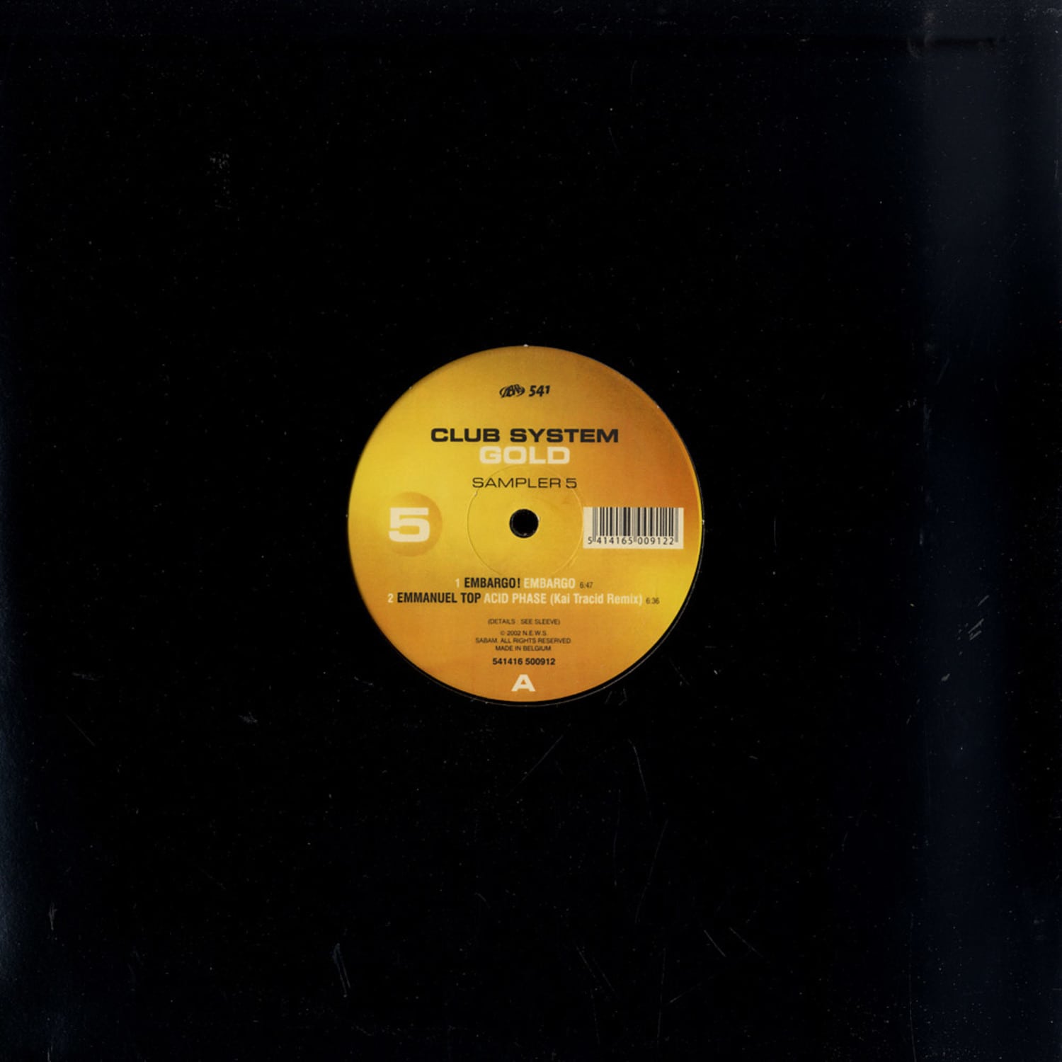 Various Artists - CLUB SYSTEM GOLD SAMPLER 5