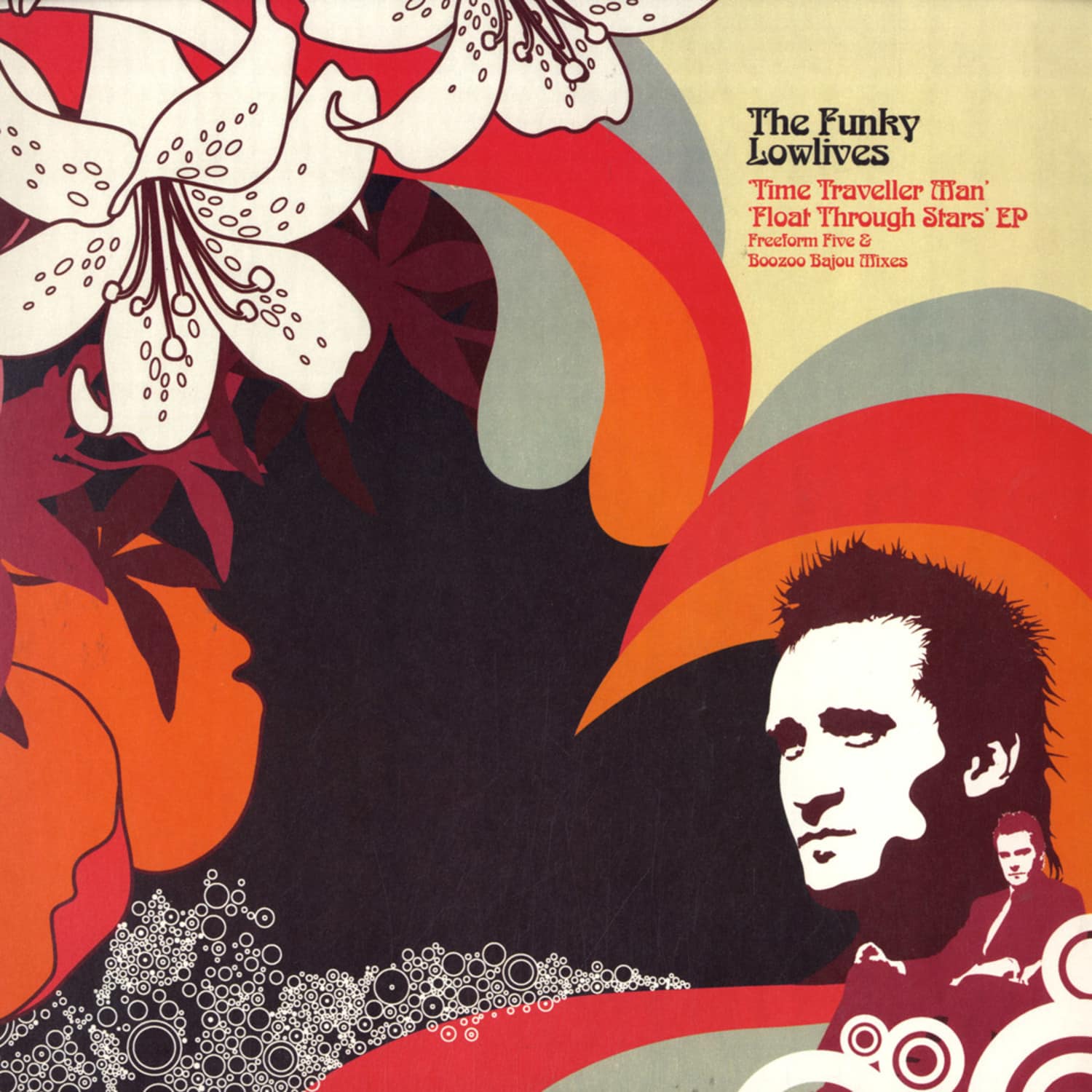 The Funkylowlives - TIME TRAVELIER MAN / FLOAT THROUGH STARS EP