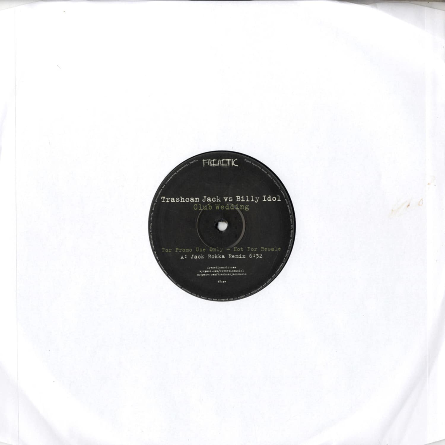 Trashcan Jack vs Billy Idol - CLUB WEDDING