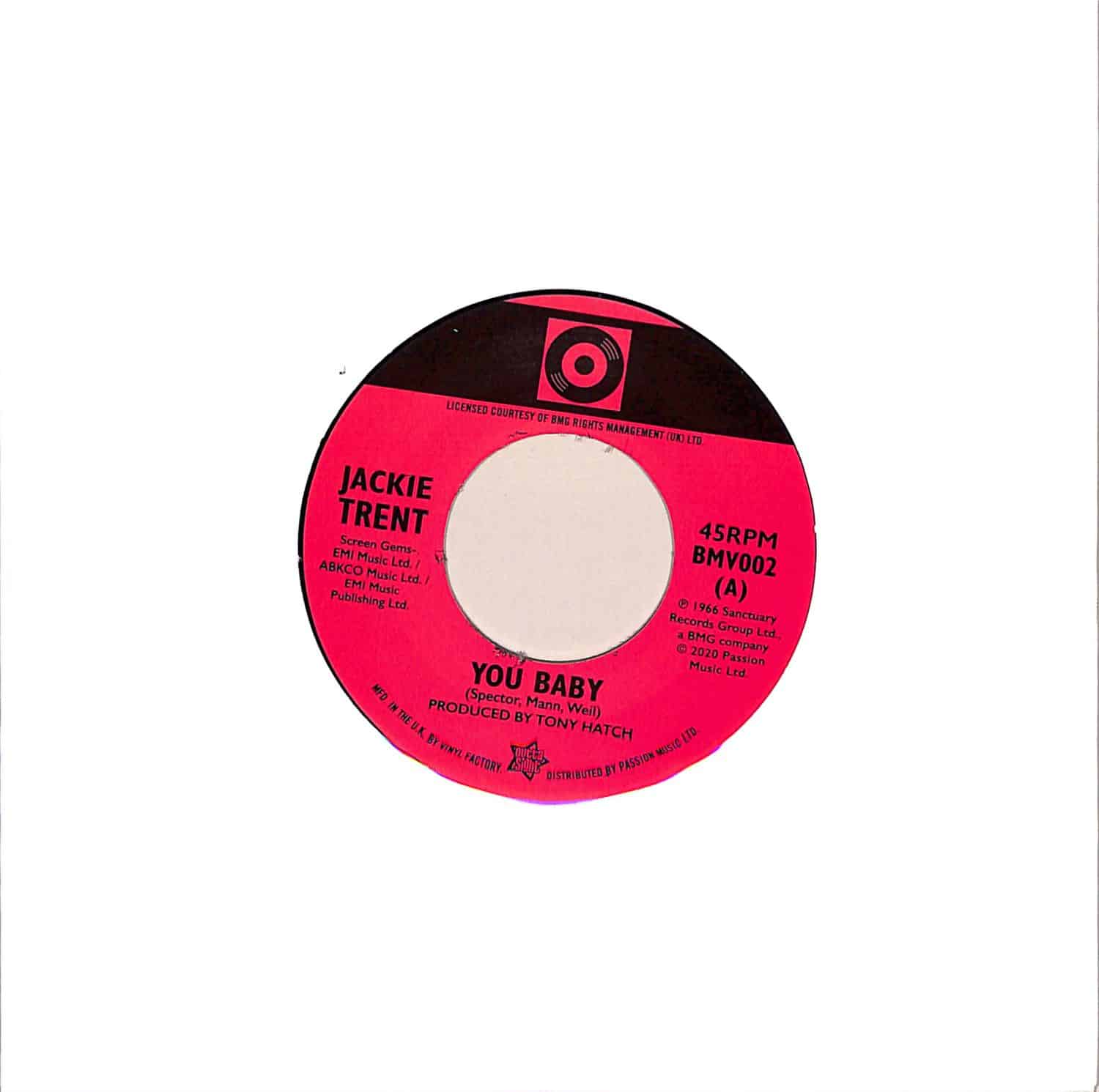 Jackie Trent / Lorriane Silver - YOU BABY / LOST SUMMER LOVE 