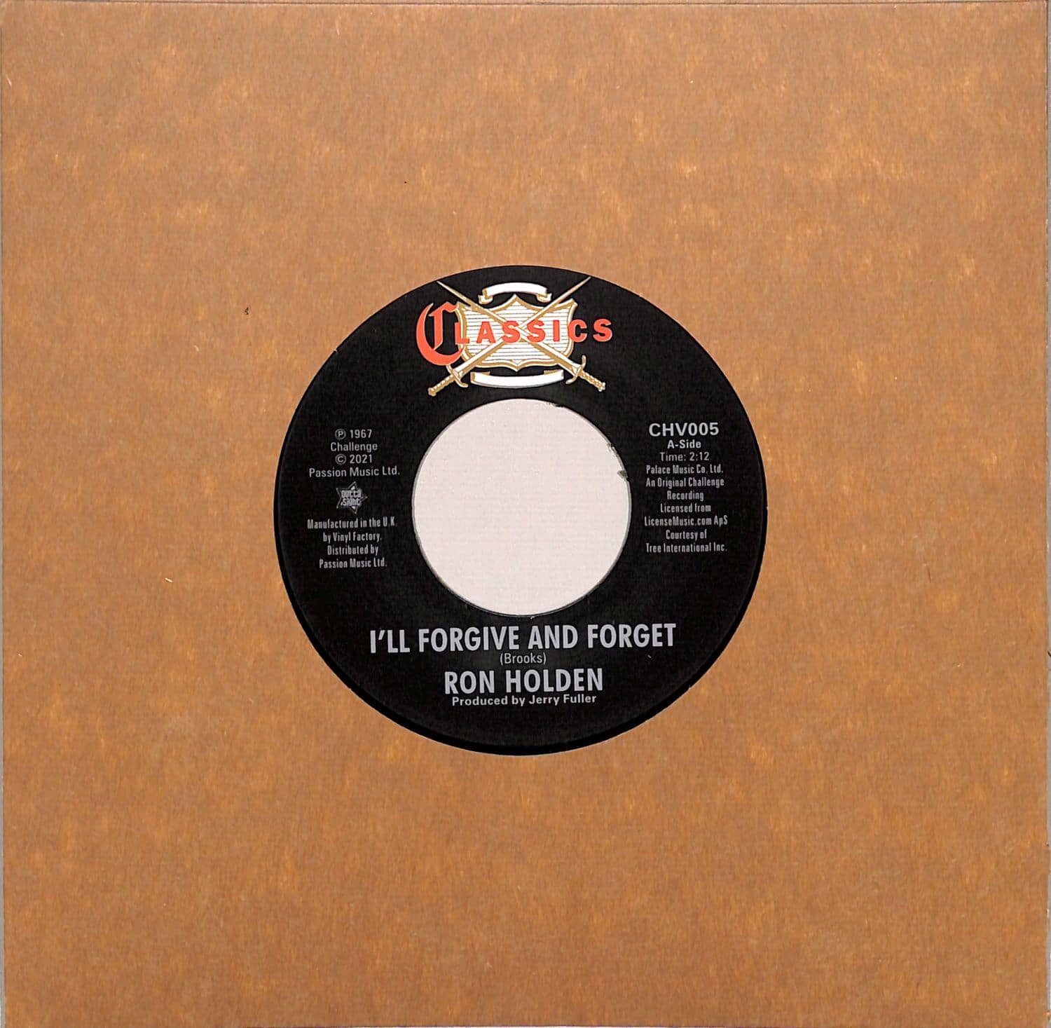 Ron Holden , Jerry Fuller - I LL FORGIVE AND FORGET / DOUBLE LIFE 
