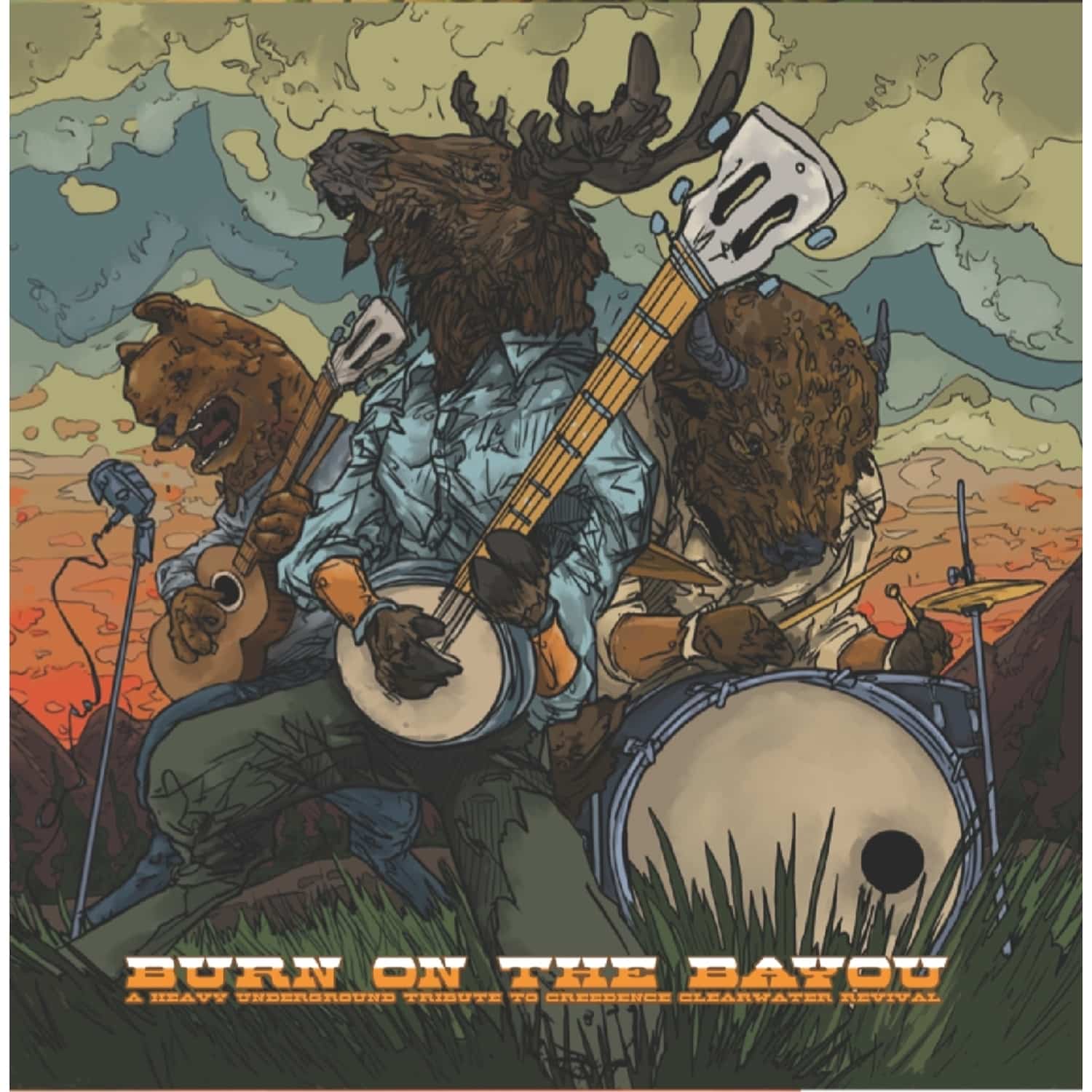 Creedence Clearwater Revival - BURN ON THE BAYOU: HEAVY UNDERGROUND TRIBUTE TO CR 